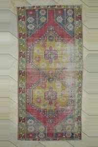 Turkish Carpet Rug Semi Old Distressed Rug 4x8 116,241