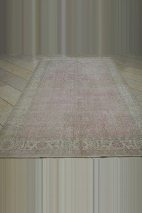 Seven Mountain Flower Pattern Turkish Rug 6x10 Feet 172,289 - Oushak Rug  $i