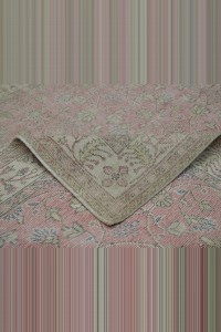 Seven Mountain Flower Pattern Turkish Rug 6x10 Feet 172,289 - Oushak Rug  $i