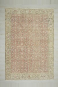 Oushak Rug Seven Mountain Flower Turkish Rug 7x10 Feet 215,311