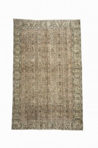 Oushak Rug Short Pile Oushak Rug 6x9 Feet 170,265