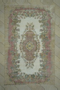 Oushak Rug Soft Color Turkish Oushak Rug 6x10 Feet 186,305