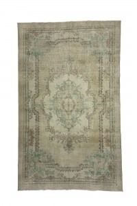 Oushak Rug Soft Color Turkish Rug 7x11 Feet 201,325