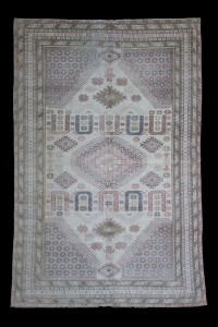 Oushak Rug Soft Color Vintage Rug 5x8 Feet 158,240