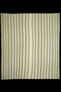 Turkish Natural Rug Square Turkish Striped Rug 8x8 Feet 225,246