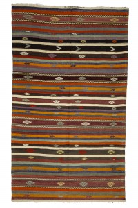 Turkish Kilim Rug Stripe Turkish Kilim Rug 5x9 Feet  157,263