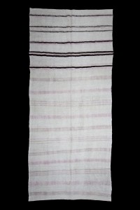 Turkish Hemp Rug Striped Oushak Hemp Rug 5x12 Feet 152,350