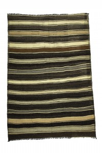 Goat Hair Rug Striped Turkish Goat Hair Kilim Rug 7x9 Feet  200,288