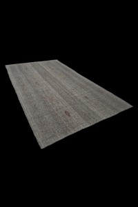 Swedish Style Turkish Kilim Rug 7x10 Feet  200,294 - Grey Turkish Rug  $i