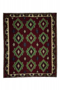 Turkish Kilim Rug Symmetric Kilim Rug 8x10 Feet 240,290