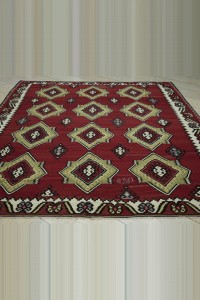 Symmetric Kilim Rug 8x10 Feet 244,287 - Turkish Kilim Rug  $i