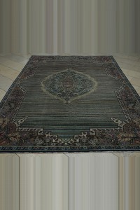 Tebriz Haci Celili Pattern Oushak Rug 7x10 Feet 203,303 - Oushak Rug  $i