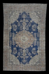 Oushak Rug Terracotta Blue Oushak Rug 6x10 Feet 195,305