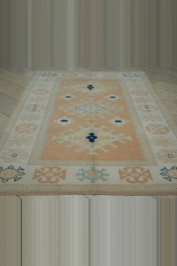 Terracotta Turkish Milas Wool Rug 6x9 183,263 - Oushak Rug  $i