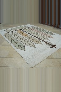 Tree Of Life Pattern Hemp Carpet Rug 8x10 239,310 - Turkish Carpet Rug  $i