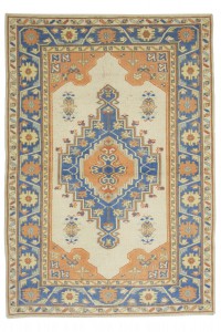 Turkish Carpet Rug Turkish Blue Milas Rug 4x6 122,173