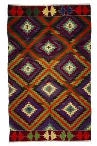 Turkish Kilim Rug Turkish Colorful Kilim Rug 6x9 180,289