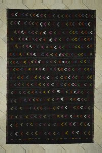 Goat Hair Rug Turkish Embroidered Kilim Rug 7x10  203,305