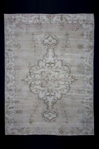 Oushak Rug Turkish Gray Rug 7x9 Feet 198,267