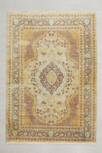 Turkish Carpet Rug Turkish Kayseri Floss Silk Rug  4x6 125,178