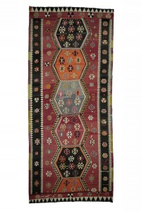 Turkish Kilim Rug Turkish Kilim Area Rug 6x15 188,442