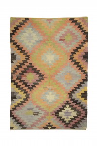 Turkish Kilim Rug Turkish Kilim Rug 6x8 174,246