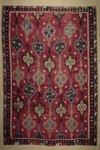 Turkish Kilim Rug Turkish Kilim Wool Rug 10x11 Feet 308,340