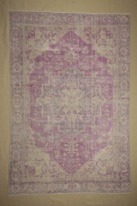 Oushak Rug Turkish Purple Rug 7x11 224,340