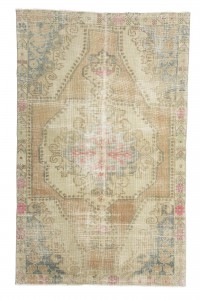 Oushak Rug Turkish Wool Rug 4x7 Feet 130,210