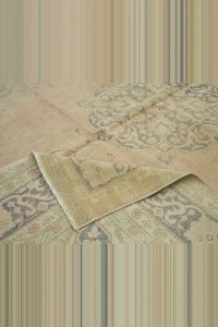 Vintage Faded Oushak Rug 7x9 Feet 198,284 - Oushak Rug  $i