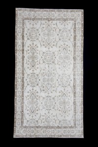 Oushak Rug Vintage Oushak Rug 4x7 Feet 112,205