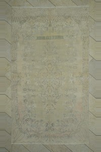 Oushak Rug Vintage Oushak Rug 6x10 Feet 171,292