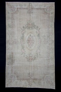 Vintage Oushak Rug 6x10 Feet 177,304 - Oushak Rug  $i