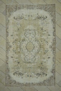 Oushak Rug Vintage Oushak Rug 6x9 Feet 170,280