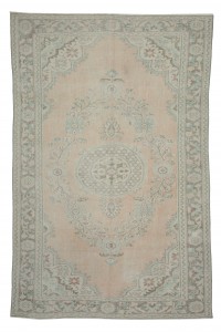 Oushak Rug Vintage Oushak Rug 6x9 Feet 174,266