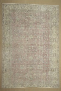 Oushak Rug Vintage Oushak Rug 7x10 216,314