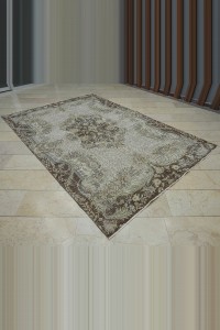 Vintage Oushak Rug 7x10 Feet 200,298 - Oushak Rug  $i