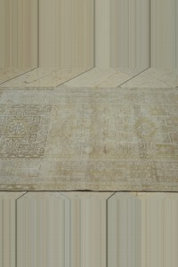 Wash Out Vintage Persian Carpet Rug 3x11 97,322 - Turkish Rug Runner  $i