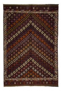 Turkish Kilim Rug West Anatolian Area Kilim Rug 5x8 Feet 164,245