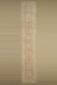 Turkish Rug Runner Wool Oushak Rug Runner,3x14 81,425