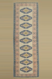 Turkish Rug Runner Wool Oushak Rug Runner,3x8 92,268